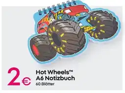 PEPCO Hot Wheels A6 Notizbuch Angebot