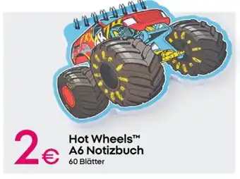 PEPCO Hot Wheels A6 Notizbuch Angebot