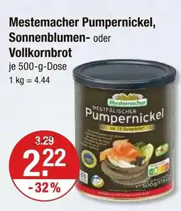 V Markt Mestemacher pumpernickel Angebot