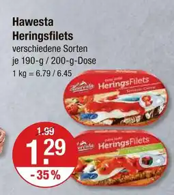 V Markt Hawesta heringsfilets Angebot
