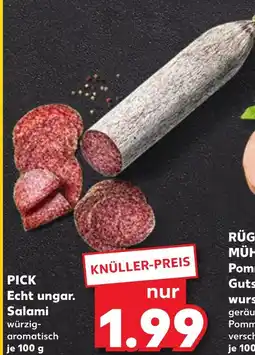 Kaufland Pick echt ungarische salami Angebot