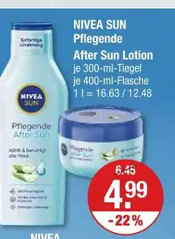 V Markt Nivea sun pflegende after sun lotion Angebot