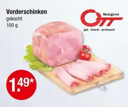 V Markt Metzgerei ott vorderschinken gekocht Angebot