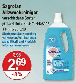 V Markt Sagrotan allzweckreiniger Angebot