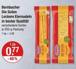 V Markt Bernbacher die guten leckere eiernudeln Angebot