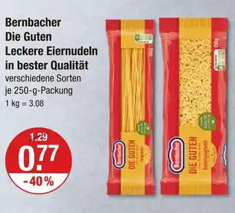 V Markt Bernbacher die guten leckere eiernudeln Angebot