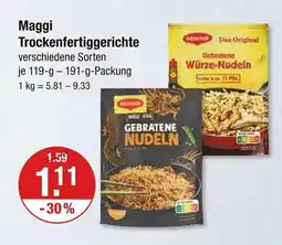 V Markt Maggi gebratene würze-nudeln Angebot