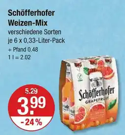 V Markt Schöfferhofer weizen-mix Angebot