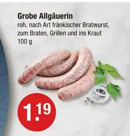 V Markt Grobe allgäuerin Angebot