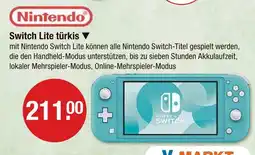 V Markt Nintendo switch lite türkis Angebot
