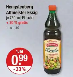 V Markt Hengstenberg altmeister essig Angebot