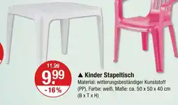 V Markt Kinder stapeltisch Angebot
