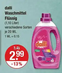 V Markt Dalli waschmittel flüssig Angebot