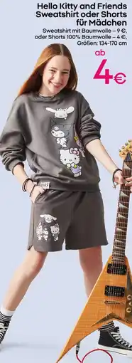 PEPCO Hello Kitty and Friends Sweatshirt oder Shorts für Mädchen Angebot