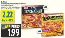 diska Dr. Oetker Die Ofenfrische Pizza oder Pizza Tradizionale Angebot