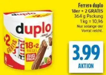 diska Ferrero duplo 18er + 2 GRATIS Angebot