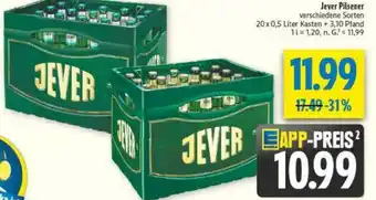 diska Jever Pilsener Angebot