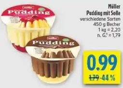 diska Müller Pudding mit Soße Angebot