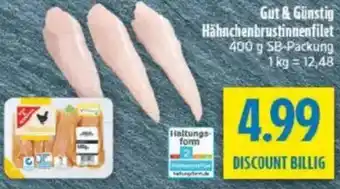 diska Gut & Günstig Hähnchenbrustinnenfilet Angebot
