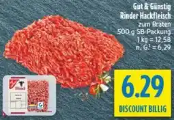 diska Gut & Günstig Rinder Hackfleisch Angebot