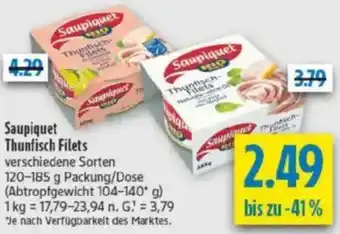 diska Saupiquet Thunfisch Filets Angebot