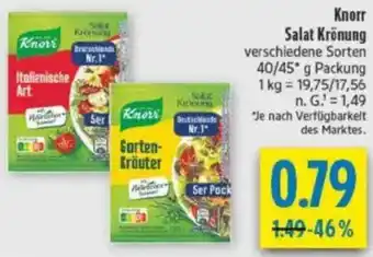 diska Knorr Salat Krönung Angebot
