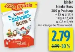 diska kinder Schoko-Bons Angebot