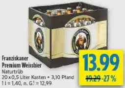 diska Franziskaner Premium Weissbier Angebot