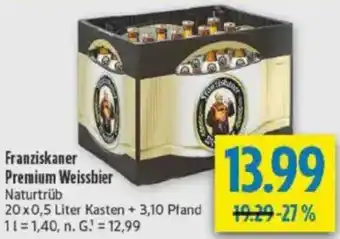 diska Franziskaner Premium Weissbier Angebot