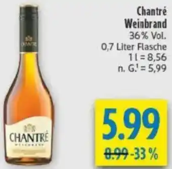 diska Chantré Weinbrand Angebot