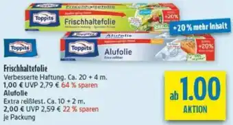 diska Toppits Frischhaltefolie Angebot