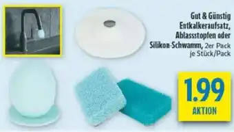 diska Gut & Günstig Entkalkeraufsatz, Ablassstopfen oder Silikon-Schwamm Angebot