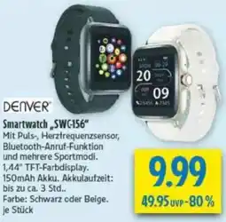 diska DENVER Smartwatch „SWC-156" Angebot
