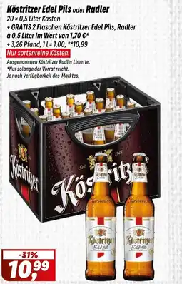 Simmel Köstritzer Edel Pils oder Radler Angebot