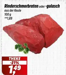Simmel Rinderschmorbraten oder -gulasch Angebot
