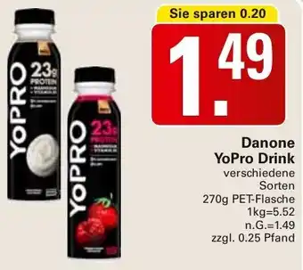 WEZ Danone YoPro Drink Angebot