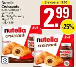 WEZ Nutella Croissants Angebot