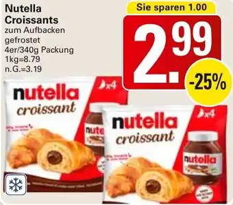 WEZ Nutella Croissants Angebot