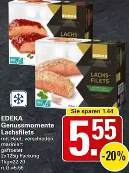 WEZ EDEKA Genussmomente Lachsfilets Angebot