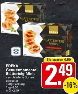 WEZ EDEKA Genussmomente Blätterteig-Minis Angebot