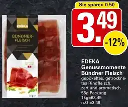 WEZ EDEKA Genussmomente Bündner Fleisch Angebot