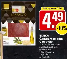 WEZ EDEKA Genussmomente Carpaccio Angebot