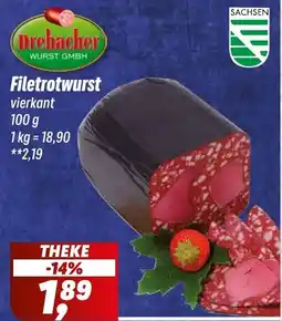 Simmel Drebacher Filetrotwurst Angebot