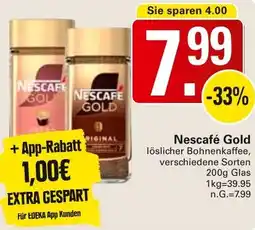 WEZ Nescafé Gold Angebot