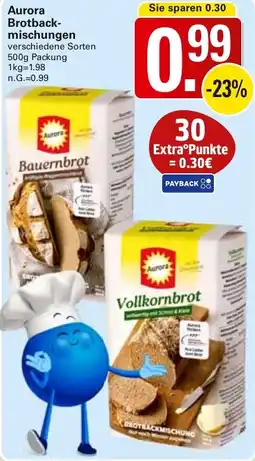 WEZ Aurora Brotbackmischungen Angebot