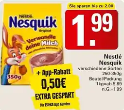 WEZ Nestlé Nesquik Angebot