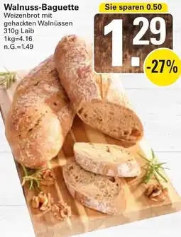 WEZ Walnuss-Baguette Angebot