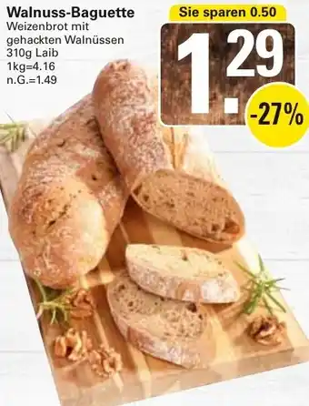 WEZ Walnuss-Baguette Angebot