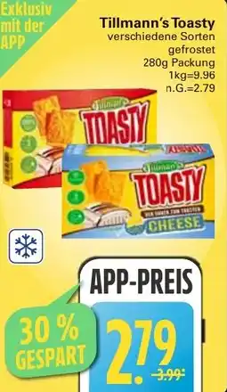 WEZ Tillmann's Toasty Angebot