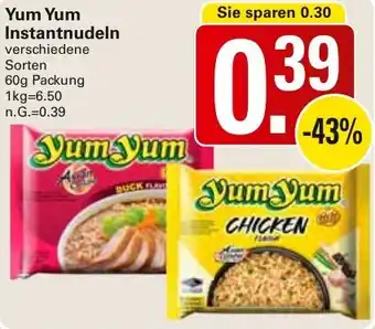 WEZ Yum Yum Instantnudeln Angebot